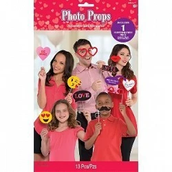 Accesorios Photocall palito San Valentin (13 pza)