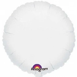 Comprar Globo Con Forma de Circulo de Aprox 43cm Color BLANCO - en Masfiesta.es. Artículos de fiesta y decoración