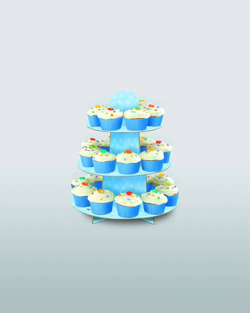 Comprar Stand Soporte Cupcake Azul por 4,79 €. Envio 24h. En