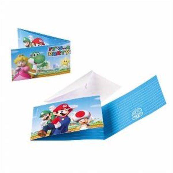 Invitaciones Super Mario Bros (8)