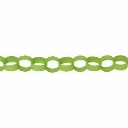 Comprar Guirnalda Cadeneta Color Verde (4 m Aprox) en Masfiesta.es. Artículos de fiesta y decoración