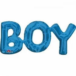 Globo frase Boy azul