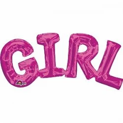 Comprar Globo frase Girl rosa en Masfiesta.es. Artículos de fiesta y decoración