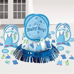 Comprar Kit decoracion mesa Baby Boy (23piezas) en Masfiesta.es. Artículos de fiesta y decoración