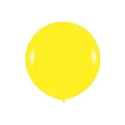 Comprar Globos de 90 cm aprox Color Amarillo Solido (1 ud) en Masfiesta.es. Artículos de fiesta y decoración