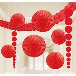 Comprar Kit Decoracion Color Rojo en Masfiesta.es. Artículos de fiesta y decoración