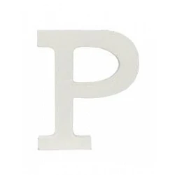 Letra P de Madera de 11 cm Aprox