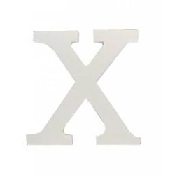 Letra X de Madera de 11 cm Aprox