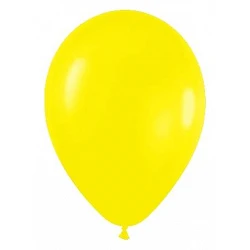 Globos Látex R9 Color Amarillo Sólido de 22,5cm aprox (50 ud)