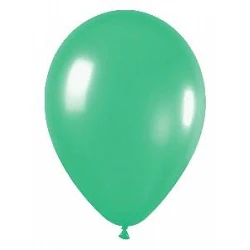 Globos de 22,5 cm aprox Color Verde Solido (50 ud)