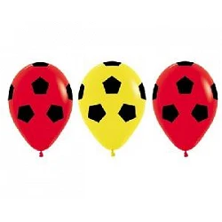 Comprar Globos Serigrafiado Balón De 30 cm aprox Color Rojo y Amarillo Solido (12 ud) en Masfiesta.es. Artículos de fiesta y ...