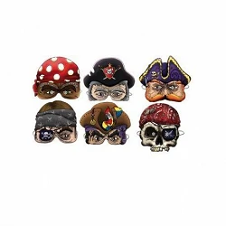 Comprar Mascaras Piratas (6) en Masfiesta.es. Artículos de fiesta y decoración