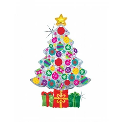 Comprar Globo Arbol de Navidad de 99cm en Masfiesta.es. Artículos de fiesta y decoración