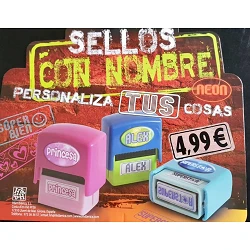 Comprar Sello con Nombre "NIETA Nº1" en Masfiesta.es. Artículos de fiesta y decoración