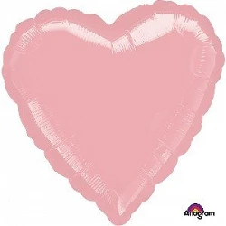 Globo Con Forma de Corazón de Aprox 45cm Color ROSA PASTEL