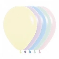 Globos Colores Pastel solidos R24 de 60cm aprox. (10 UD)