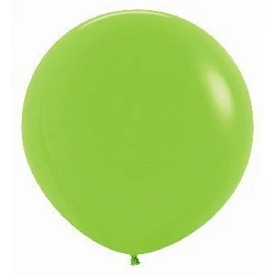Globos Color Verde Neón R24 de 60cm aprox. (10 UD)