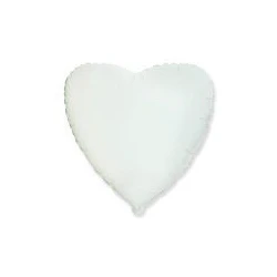 Globo Corazón Blanco de 78cm Ultra