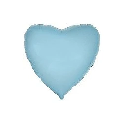 Globo Corazón Azul Pastel de 78cm Ultra