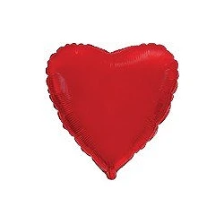 Globo Corazón Rojo de 45cm Estandar
