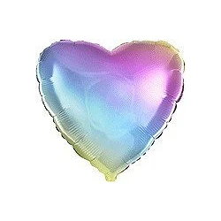 Globo Corazón Colores degradados de 45cm Estandar