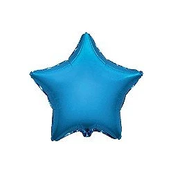 Comprar Globo Estrella Azul de 45cm Estándar en Masfiesta.es. Artículos de fiesta y decoración