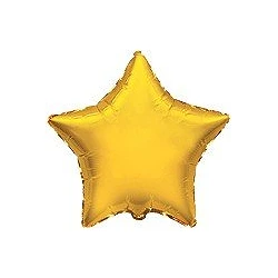 Comprar Globo Estrella Dorado / Oro de 45cm Estándar en Masfiesta.es. Artículos de fiesta y decoración