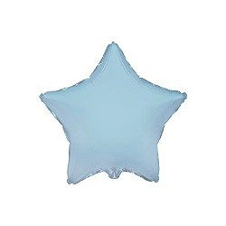Comprar Globo Estrella Azul Pastel de 45cm Estándar en Masfiesta.es. Artículos de fiesta y decoración