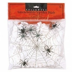 Comprar Tela de araña con arañitas en Masfiesta.es. Artículos de fiesta y decoración