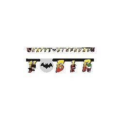 Banderin Batman & Jocker Happy Birthday de 2,5m